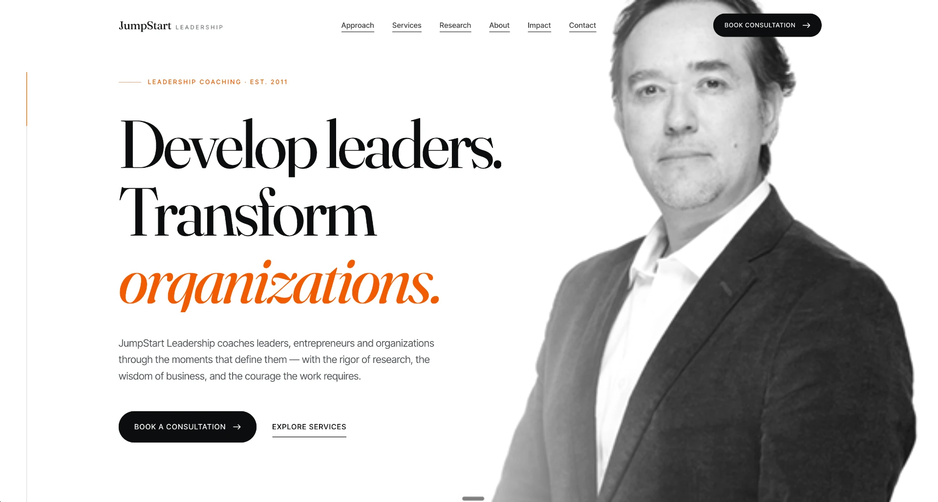 JumpStart Leadership website